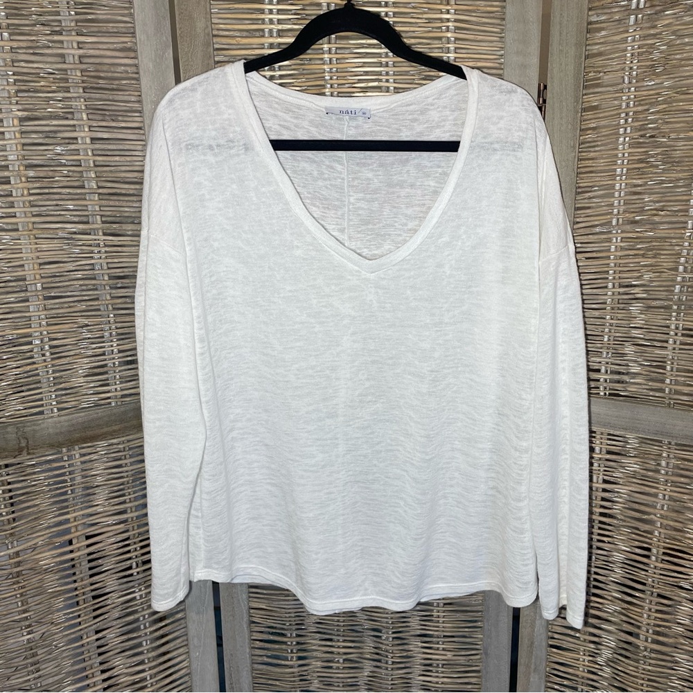 Nati ‘Essentials Long Sleeve’ T-Shirt - size Medium